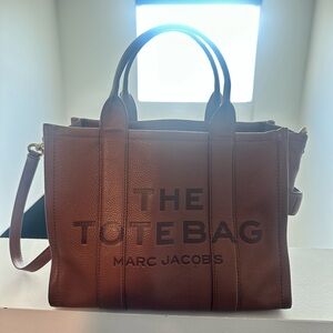 Marc Jacobs Brown Leather Tote Bag